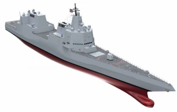 Новый концепт перспективного эсминца DDG(X) для ВМС США