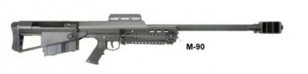 Современные американские 12,7-мм снайперские винтовки