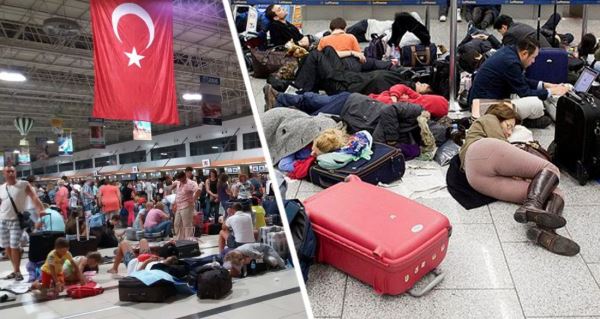 В Турции застряли сотни российских туристов: многим уже нечего есть, начались стихийные митинги