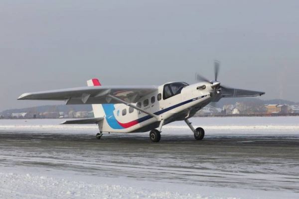 Легкий многоцелевой самолет ЛМС-901 «Байкал» поднялся в воздух